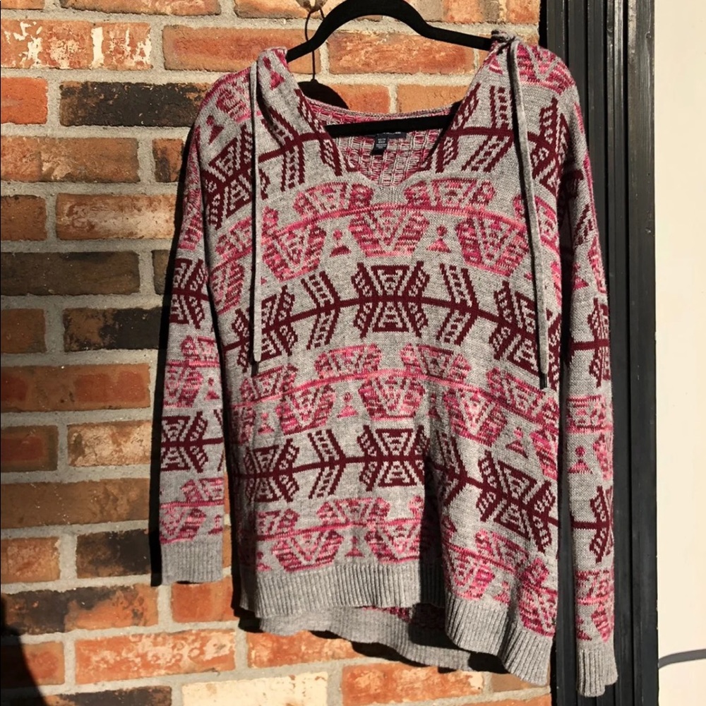 American Eagle Hooded Sweater
